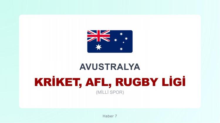 <p><span style="color:#B22222"><strong>AVUSTRALYA</strong></span></p>
