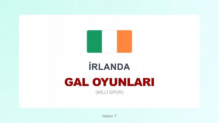 <p><span style="color:#B22222"><strong>İRLANDA</strong></span></p>

<p>&nbsp;</p>

<p>Gal oyunları, farklı disiplinlerden oluşsa da temel olarak topu rakip kaleye veya belirlenen alana ge&ccedil;irerek sayı kazanmaya dayanır. Oyuncular topu elle veya sopayla taşır, pas verir ve koşarak ilerler; savunma takımı ise topu kaparak veya oyuncuları durdurarak sayı almasını engeller. Her oyun belirli s&uuml;re veya devreler h&acirc;linde oynanır ve ama&ccedil;, rakipten daha fazla puan toplamaktır.</p>
