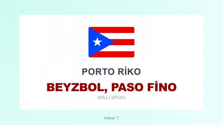 <p><span style="color:#B22222"><strong>PORTO RİKO</strong></span></p>
