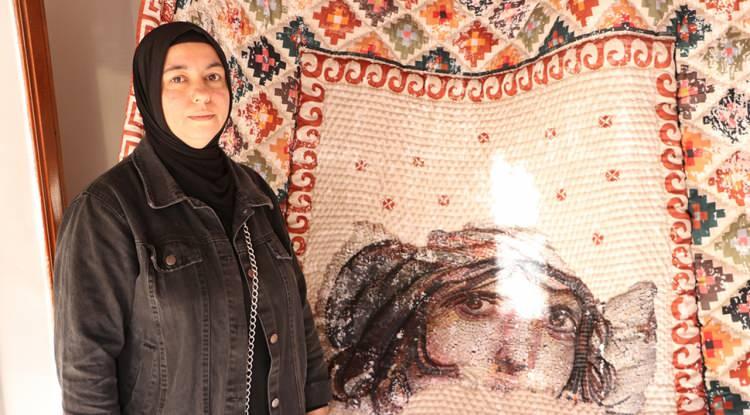 Ünlü Mozaik motifi, Kilis’in geleneksel yorganlarına yeni soluk getirdi