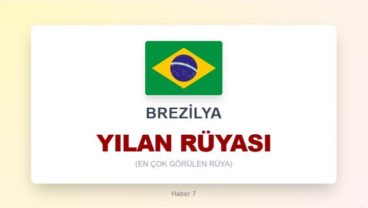 <p><span style="color:#B22222"><strong>BREZİLYA</strong></span></p>

