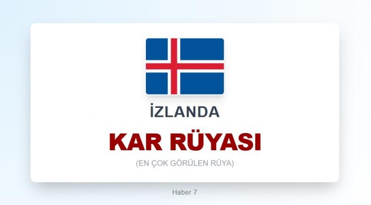 <p><span style="color:#B22222"><strong>İZLANDA</strong></span></p>
