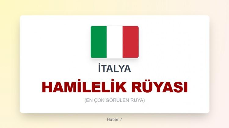 <p><span style="color:#B22222"><strong>İTALYA</strong></span></p>
