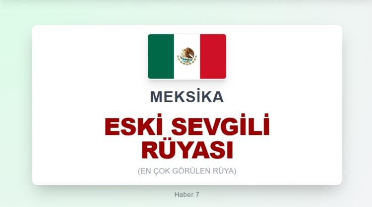 <p><span style="color:#B22222"><strong>MEKSİKA</strong></span></p>
