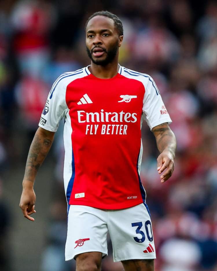 <p>10-Raheem Sterling</p>
