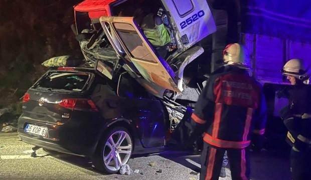 <p>Kaza, saat 01.30 sıralarında Giresun Tirebolu-Doğankent kara yolu Kovacık k&ouml;y&uuml;nde meydana geldi.&nbsp;</p>
