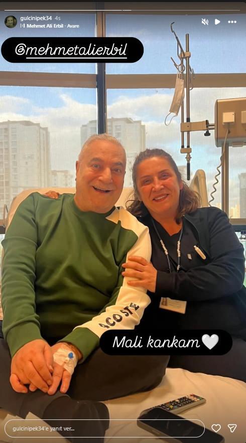 <p>Yakın arkadaşı <strong>G&uuml;l&ccedil;in İpek'in</strong>, <strong>Erbil'i hastanede ziyaret ettiği anları sosyal medya hesabından paylaşması</strong>, dikkatleri &uuml;zerine &ccedil;ekti.</p>
