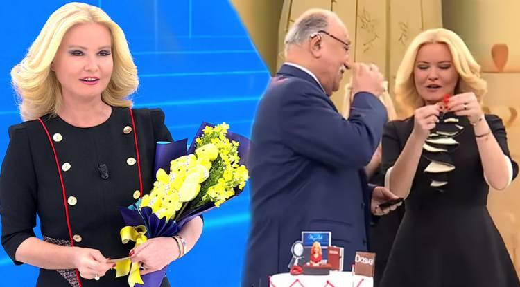 Geleneği bozmadı: Avukat Rahmi &Ouml;zkan'dan M&uuml;ge Anlı'ya 40 bin TL'lik doğum g&uuml;n&uuml; hediyesi!