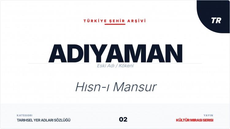 <p><span style="color:#B22222"><strong>ADIYAMAN</strong></span></p>

<p>&nbsp;</p>
