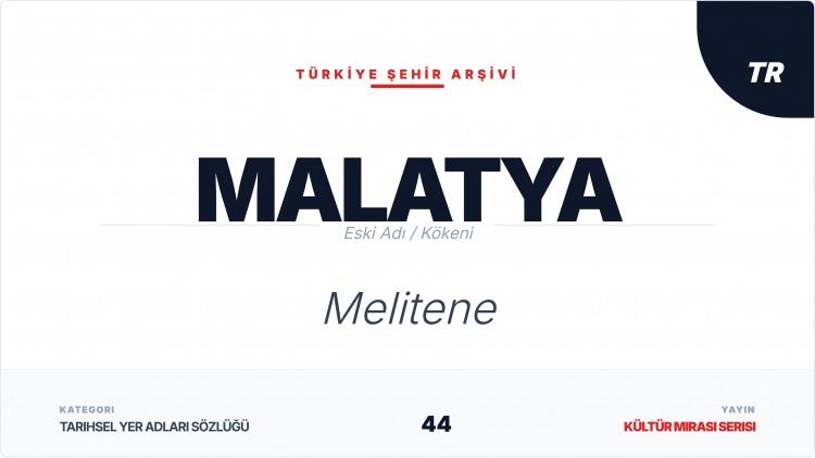 <p><span style="color:#B22222"><strong>MALATYA</strong></span></p>
