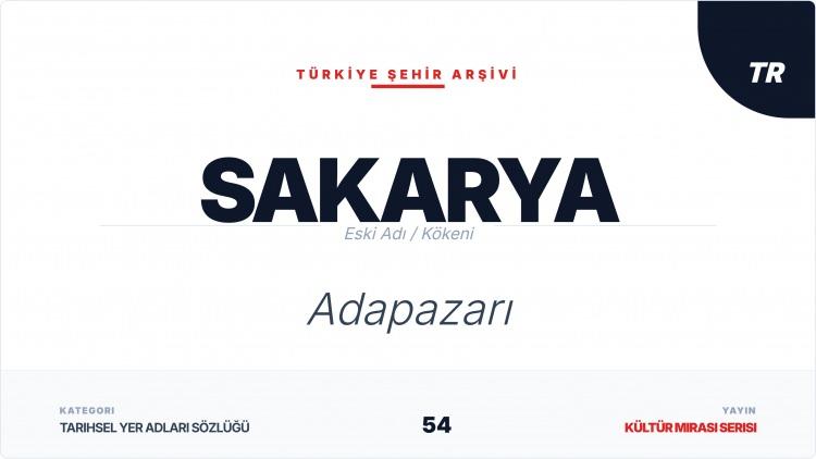 <p><span style="color:#B22222"><strong>SAKARYA</strong></span></p>
