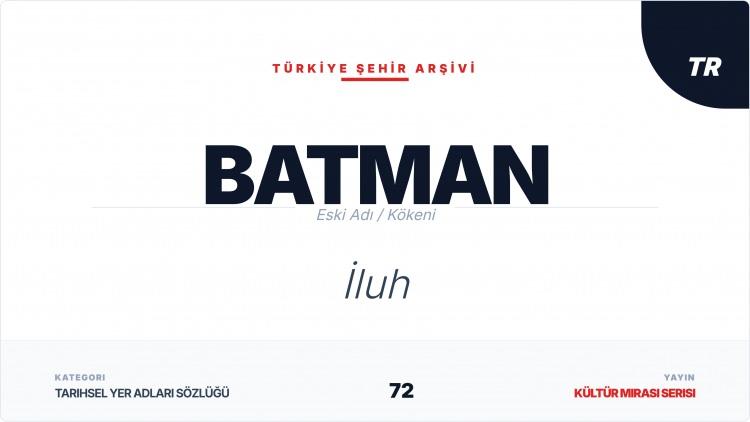 <p><span style="color:#B22222"><strong>BATMAN</strong></span></p>
