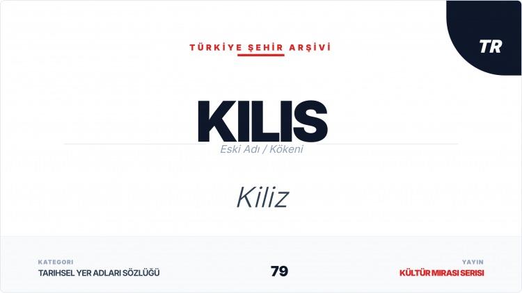 <p><span style="color:#B22222"><strong>KİLİS</strong></span></p>
