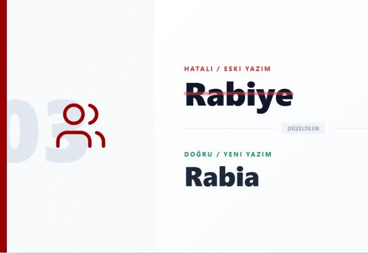 <p><span style="color:#B22222"><strong>RABİYE</strong></span></p>
