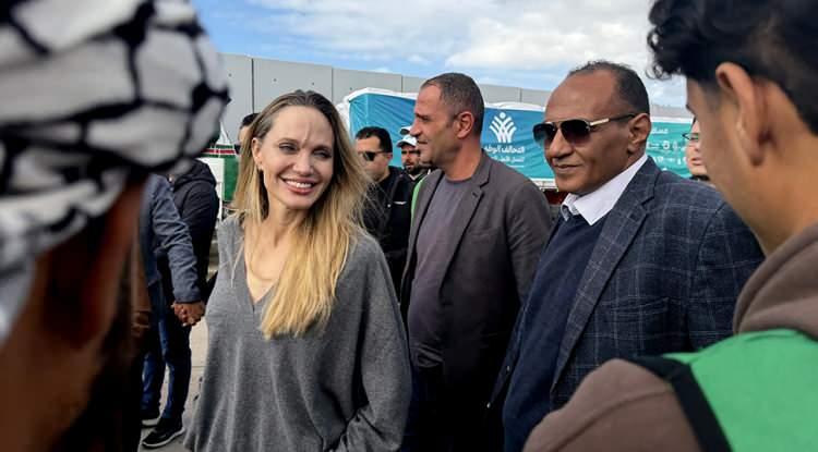 Angelina Jolie Refah Sınır Kapısı&rsquo;nı gitti! Gazze i&ccedil;in &ccedil;ağrıda bulundu