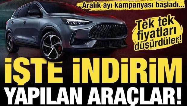 <p><span style="color:#B22222"><strong>FİYATLARI D&Uuml;Ş&Uuml;RD&Uuml;LER! İŞTE ARALIK AYI İNDİRİM YAPILAN SIFIR OTOMOBİLLER</strong></span></p>

<p>&nbsp;</p>
