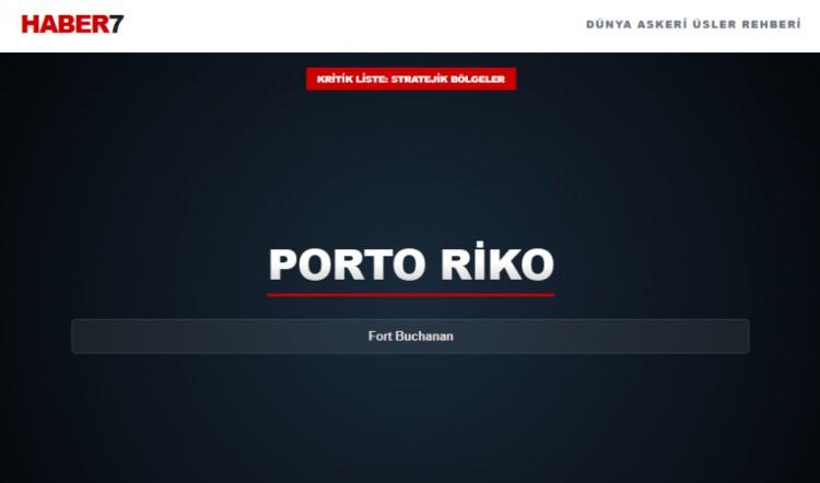 <p><span style="color:#B22222"><strong>PORTO RİKO&nbsp;</strong></span></p>
