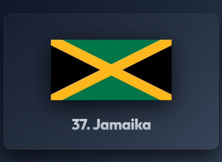 <p><span style="color:#B22222"><strong>37)&nbsp; JAMAİKA</strong></span></p>
