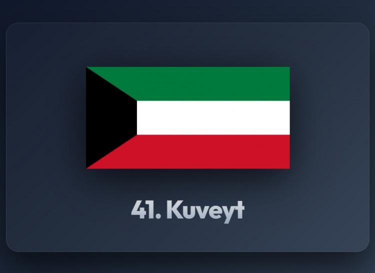 <p><span style="color:#B22222"><strong>41)&nbsp; KUVEYT</strong></span></p>
