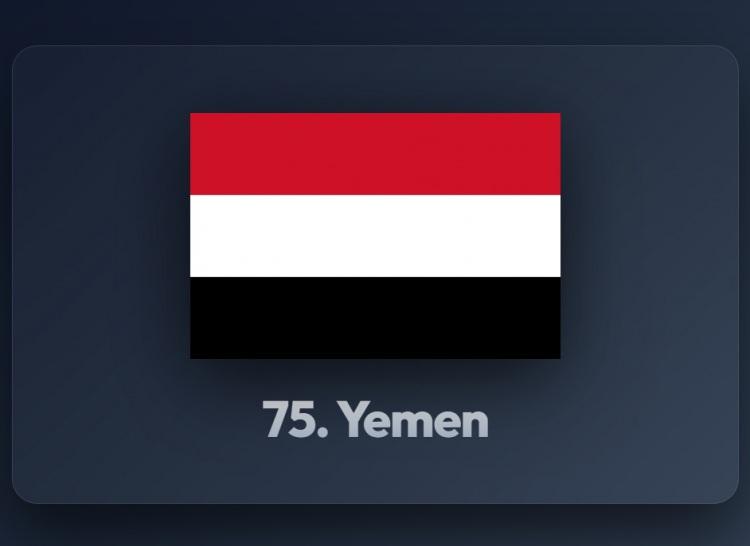 <p><span style="color:#B22222"><strong>75)&nbsp; YEMEN</strong></span></p>
