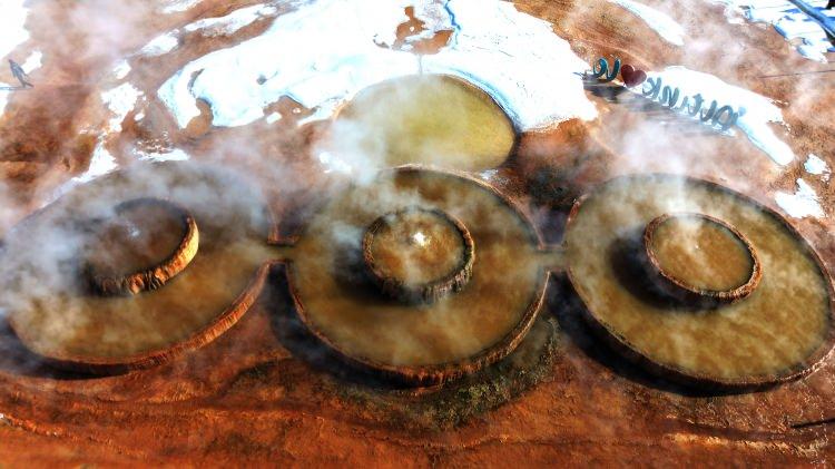 Sivas'taki g&ouml;r&uuml;nt&uuml; şaşırttı! 45 derecelik su anlık buza d&ouml;n&uuml;şt&uuml;