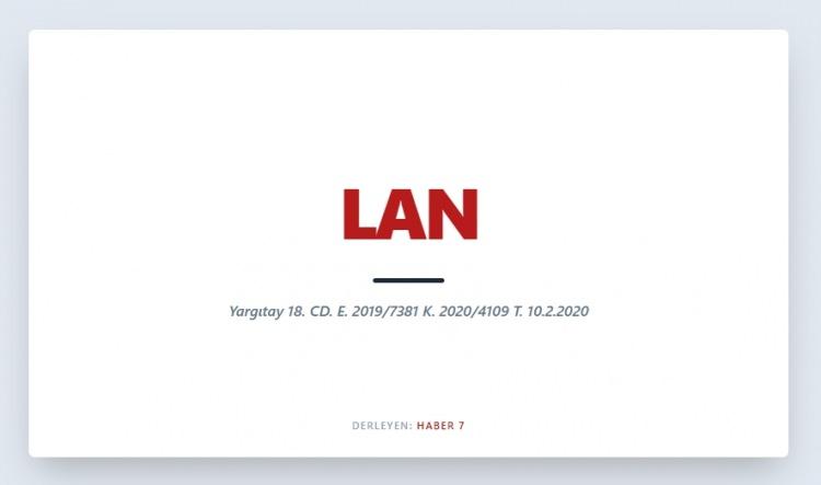 <p><span style="color:#B22222"><strong>LAN</strong></span></p>
