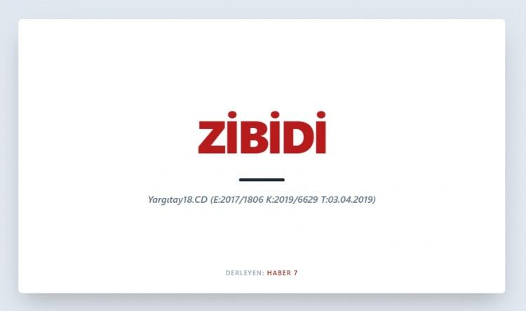 <p><span style="color:#B22222"><strong>ZİBİDİ</strong></span></p>
