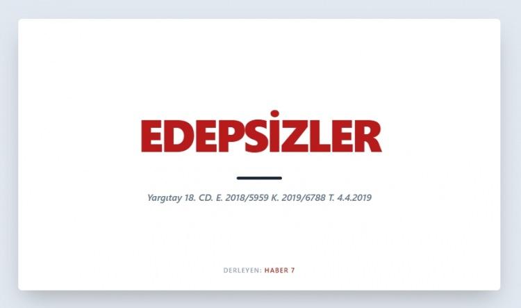 <p><span style="color:#B22222"><strong>EDEPSİZLER</strong></span></p>
