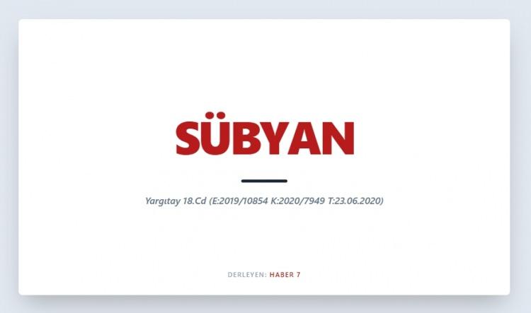 <p><span style="color:#B22222"><strong>S&Uuml;BYAN</strong></span></p>
