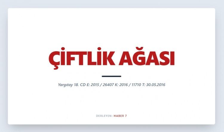 <p><span style="color:#B22222"><strong>&Ccedil;İFTLİK AĞASI</strong></span></p>
