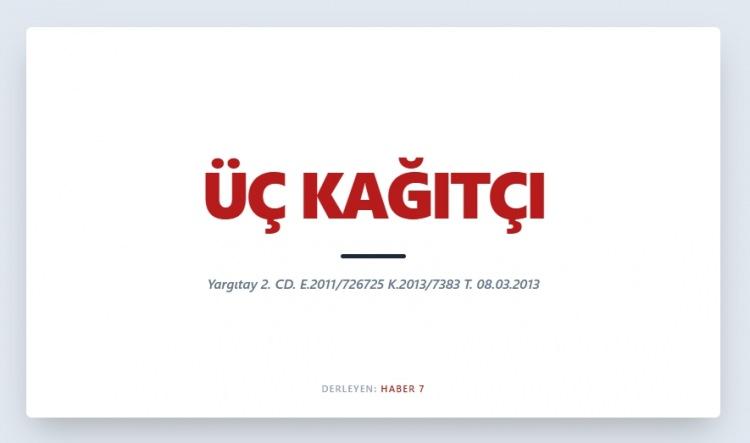 <p><span style="color:#B22222"><strong>&Uuml;&Ccedil; KAĞIT&Ccedil;I</strong></span></p>
