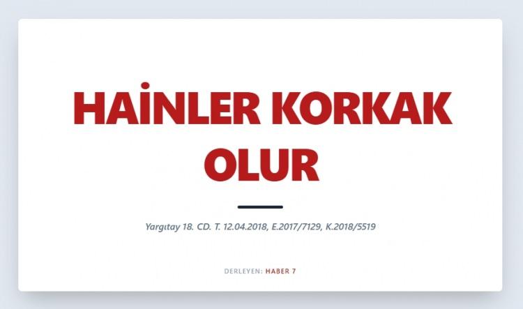 <p><span style="color:#B22222"><strong>HAİNLER KORKAK OLUR</strong></span></p>
