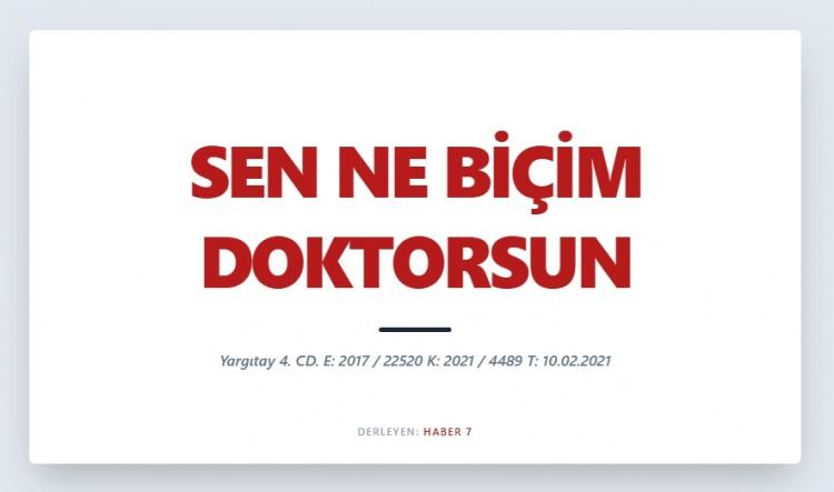<p><span style="color:#B22222"><strong>SEN NE BİÇİM DOKTORSUN</strong></span></p>
