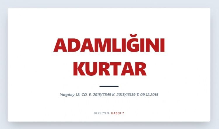 <p><span style="color:#B22222"><strong>ADAMLIĞINI KURTAR</strong></span></p>
