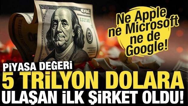 <p><span style="color:#B22222"><strong>PİYASA DEĞERİ 5 TRİLYON DOLARA ULAŞAN İLK ŞİRKET! </strong></span><strong>BİRİNCİ NE APPLE NE DE MİCTOSOFT...</strong></p>
