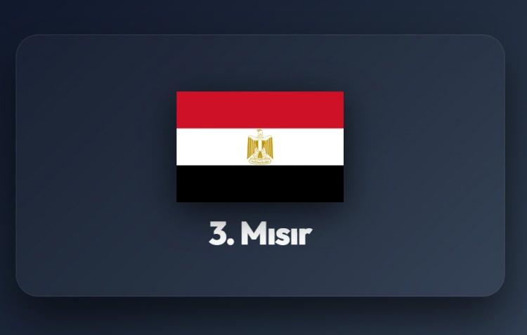 <p><span style="color:#B22222"><strong>3)&nbsp; MISIR</strong></span></p>
