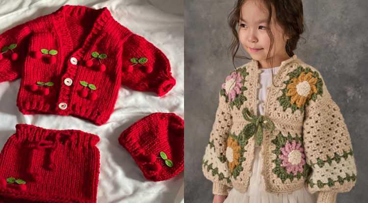 Bebeklere yapılacak en g&uuml;zel &ouml;rg&uuml; hırka modelleri