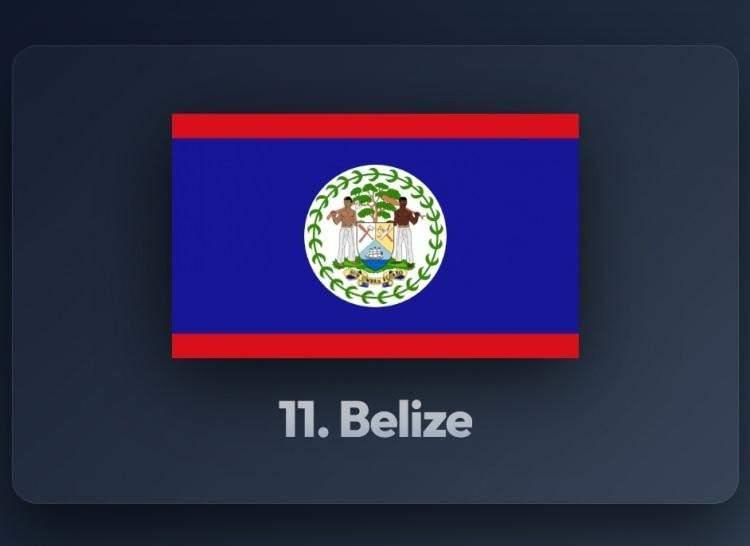 <p><span style="color:#B22222"><strong>11)&nbsp; BELİZE</strong></span></p>

