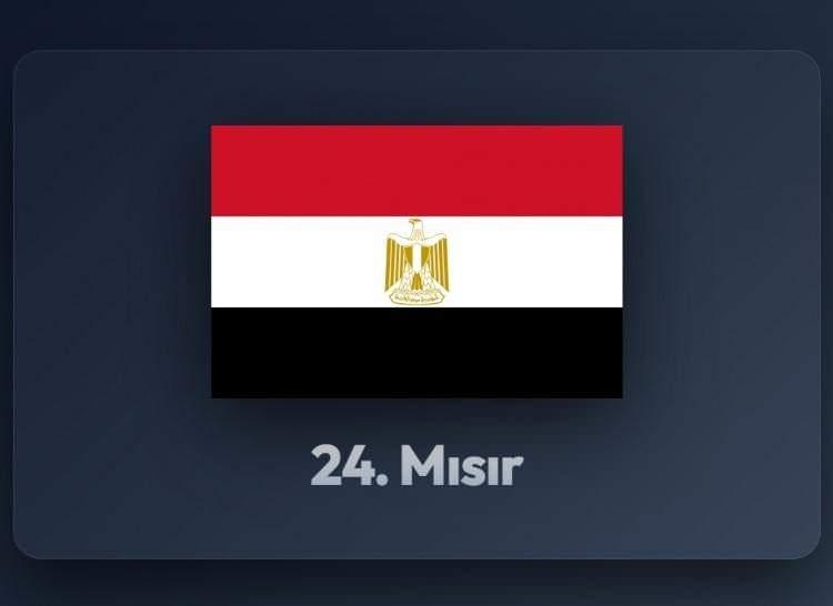 <p><span style="color:#B22222"><strong>24)&nbsp; MISIR</strong></span></p>
