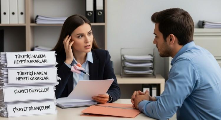 <p>Karara bağlanan başvuruların y&uuml;zde 50'sinin t&uuml;ketici lehine, y&uuml;zde 50'sinin aleyhine sonu&ccedil;landığını dile getiren Şahin, birbirinden ilgin&ccedil; başvurular olduğunu anlattı.&nbsp;</p>
