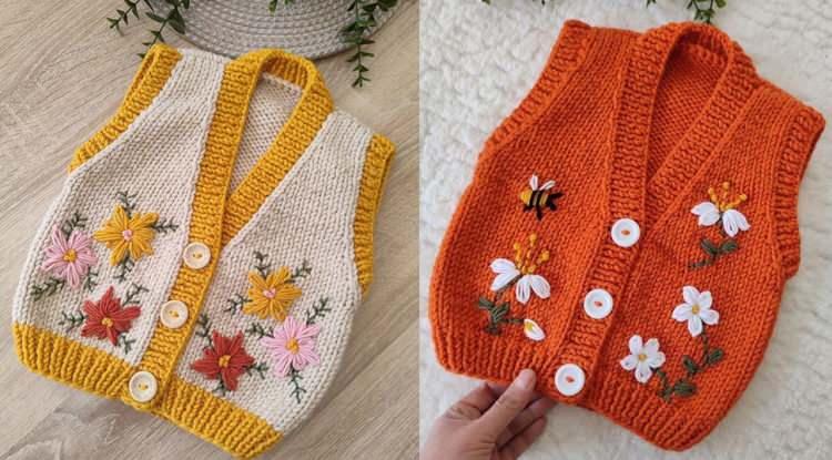 <p><em><strong>Bebekler uyanır uyanmaz &uuml;ş&uuml;tmesin diye hemen giydirilen &ouml;rg&uuml; yelekler hem tığ işi hem de şiş ile birbirinden farklı tarz ve modellerle &ouml;rg&uuml;severlerin beğenisine sunuluyor. Kıyafetlerin &uuml;st&uuml;ne hemen giydirilen &ouml;rg&uuml; yelekler sıcak tutmasıyla da &ouml;ne &ccedil;ıkıyor. İşte kış mevsiminde bebekler i&ccedil;in en &ccedil;ok tercih edilen &ouml;rg&uuml; yelek modelleri...</strong></em></p>
