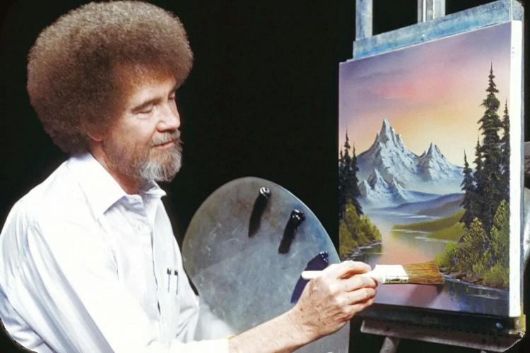 Bob Ross&rsquo;un canlı yayında yaptığı 3 eseri rekor fiyata satıldı!