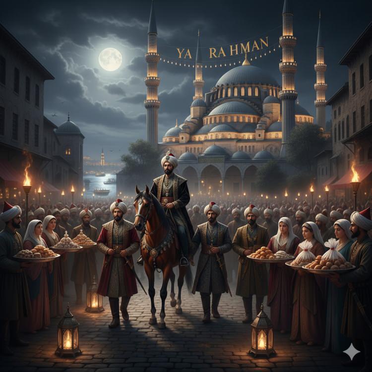 <p><span style="color:#B22222"><strong>6. SARAYDA KANDİL</strong></span></p>

<p>Padişah ve saray erk&acirc;nı b&uuml;y&uuml;k camilere giderdi.</p>

<p>Kandil geceleri i&ccedil;in <strong>&ouml;zel merasimler</strong> d&uuml;zenlenirdi.</p>

<p>Saraydan şehre bolca ikram g&ouml;nderilirdi.</p>
