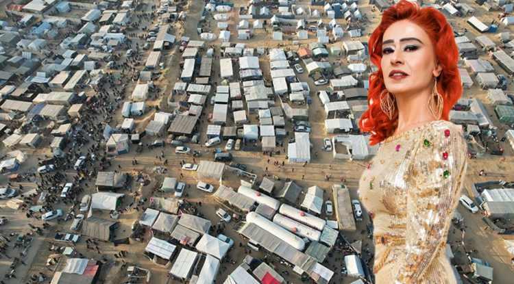 Yıldız Tilbe'nin Gazze'de kuracağı &ccedil;adır kentin inşasına başlandı