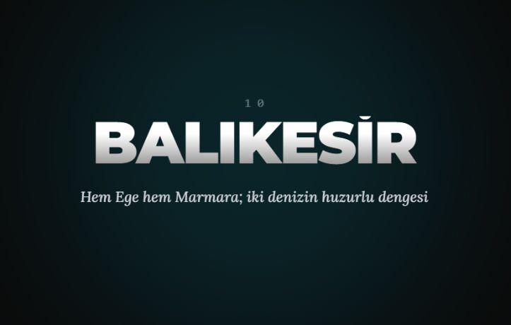 <p><span style="color:#B22222"><strong>BALIKESİR</strong></span></p>
