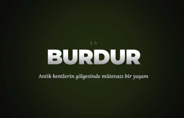 <p><span style="color:#B22222"><strong>BURDUR&nbsp;</strong></span></p>
