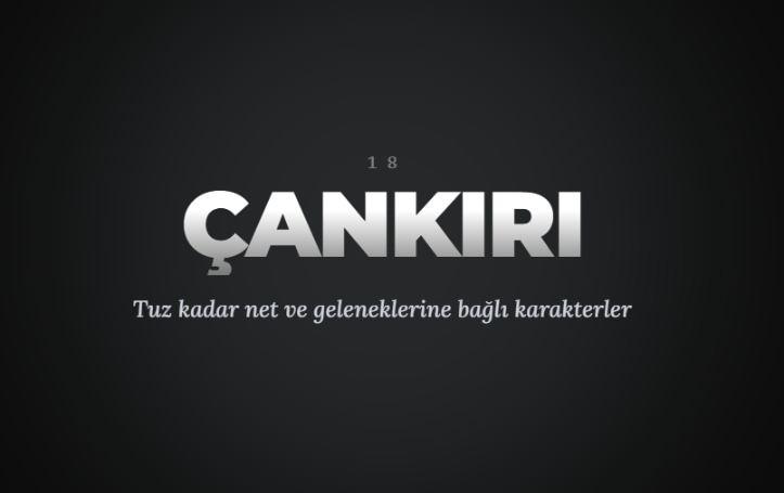 <p><span style="color:#B22222"><strong>&Ccedil;ANKIRI&nbsp;</strong></span></p>
