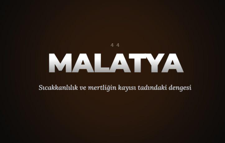 <p><span style="color:#B22222"><strong>MALATYA</strong></span></p>
