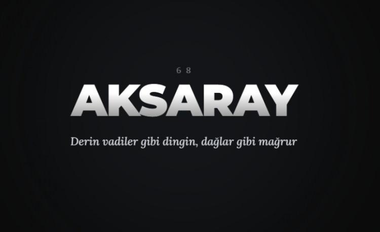 <p><span style="color:#B22222"><strong>AKSARAY&nbsp;</strong></span></p>
