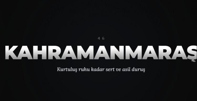 <p>KAHRAMANMARAŞ</p>
